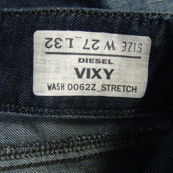 👖 Diesel Vixy Women's Blue Jeans 27X32 - Picture 7 of 10